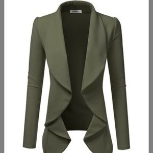 Blazer style sweater